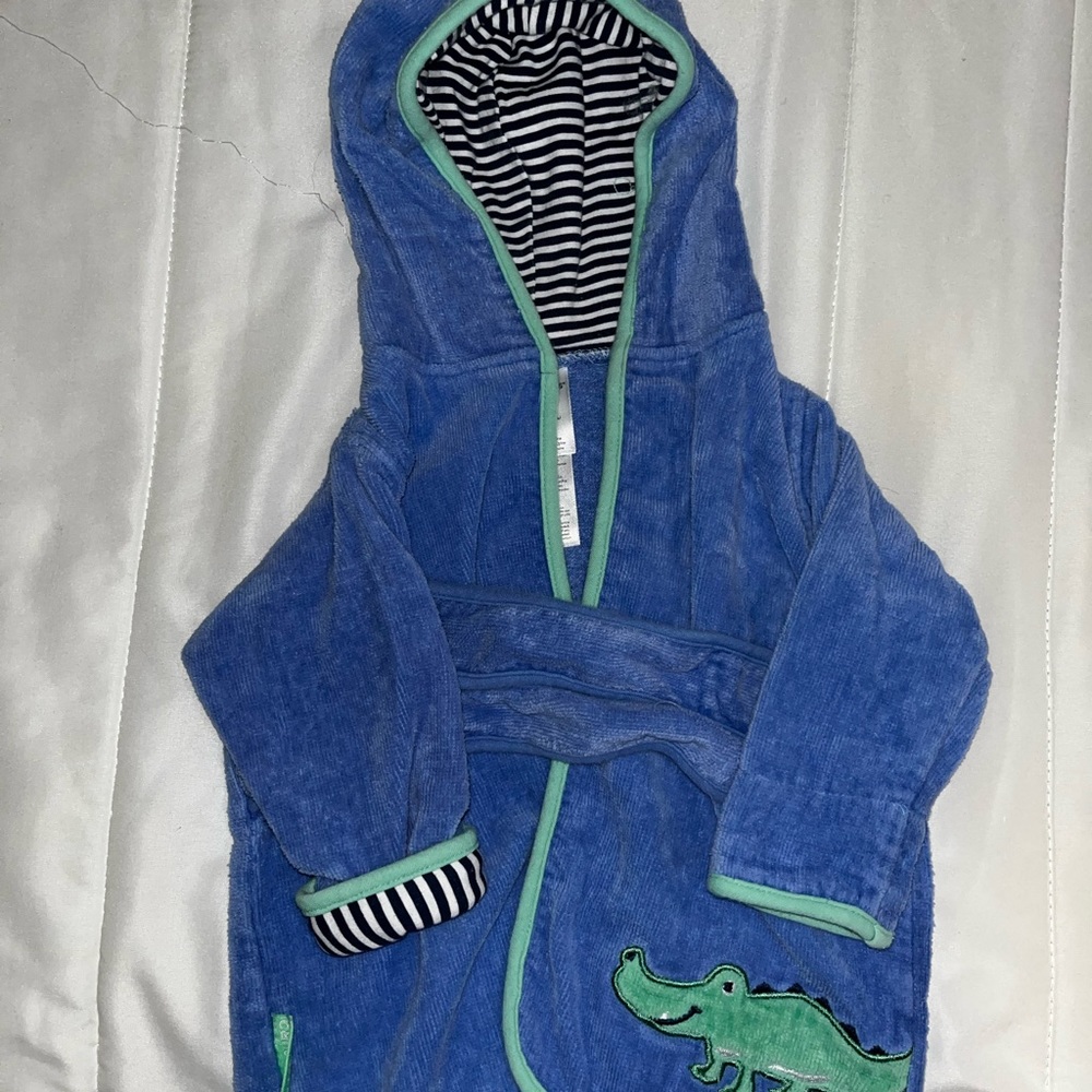 Baby boy bath robe